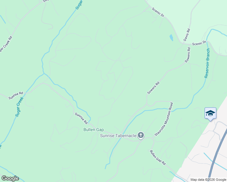 map of restaurants, bars, coffee shops, grocery stores, and more near 57 Dragonfly Drive in Blue Ridge