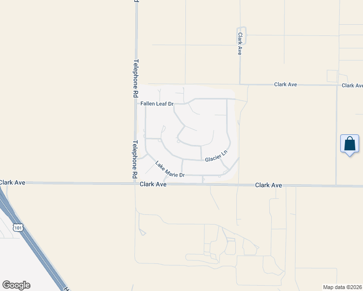 map of restaurants, bars, coffee shops, grocery stores, and more near 2212 Crystal Drive in Santa Maria