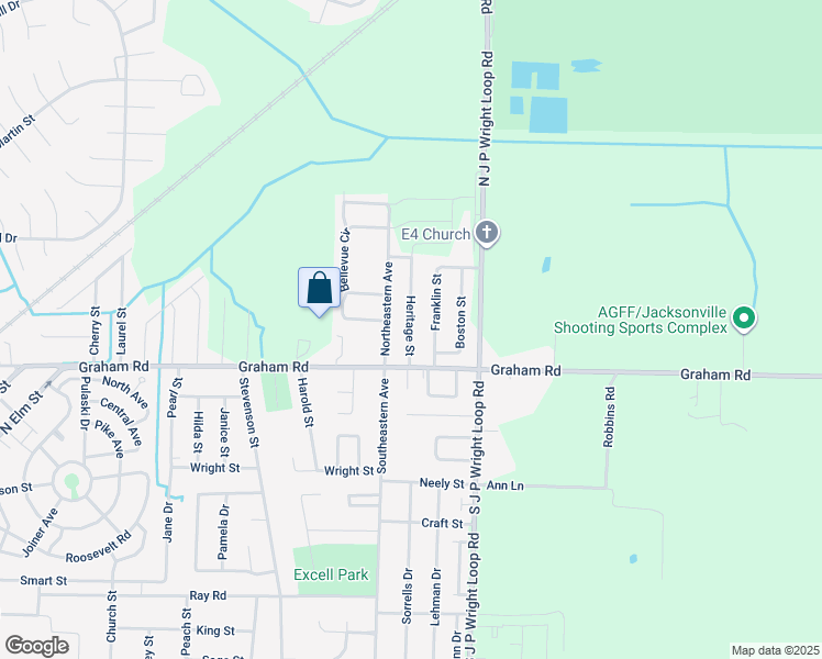 map of restaurants, bars, coffee shops, grocery stores, and more near 111 Heritage Street in Jacksonville