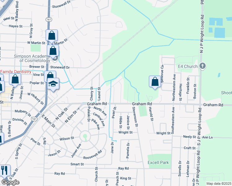 map of restaurants, bars, coffee shops, grocery stores, and more near 200 Palm Street in Jacksonville