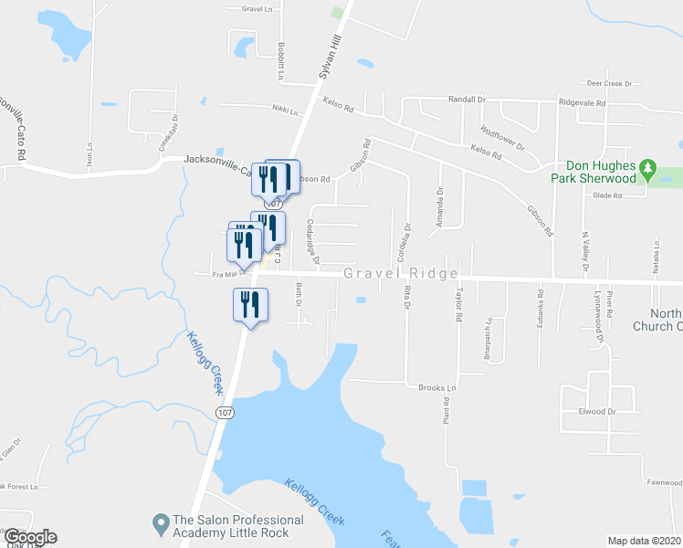 map of restaurants, bars, coffee shops, grocery stores, and more near 11 Hollyridge Court in Jacksonville