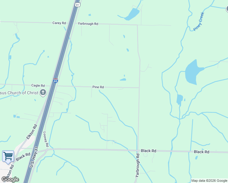 map of restaurants, bars, coffee shops, grocery stores, and more near 22732 Pine Road in Athens