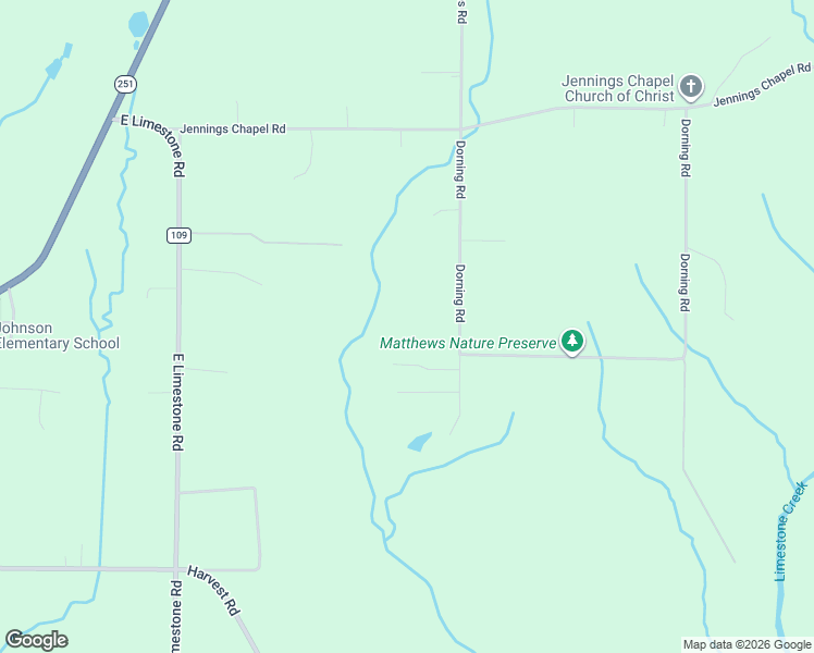 map of restaurants, bars, coffee shops, grocery stores, and more near 28594 Dorning Road in Toney
