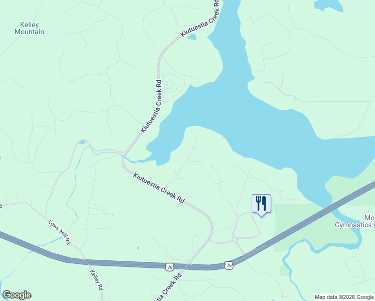 map of restaurants, bars, coffee shops, grocery stores, and more near 613 Walnut Road in Blairsville