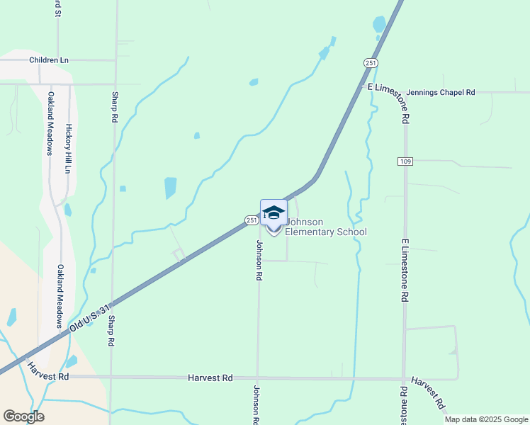 map of restaurants, bars, coffee shops, grocery stores, and more near 21360 Alabama 251 in Athens