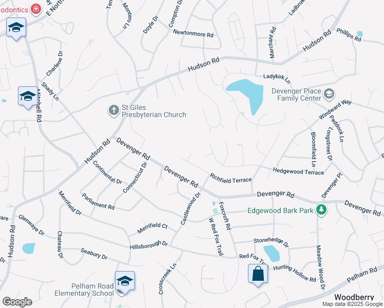 map of restaurants, bars, coffee shops, grocery stores, and more near 123 Greer Court in Greer