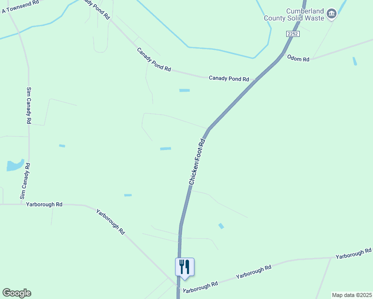 map of restaurants, bars, coffee shops, grocery stores, and more near 3860 Chicken Foot Road in Hope Mills