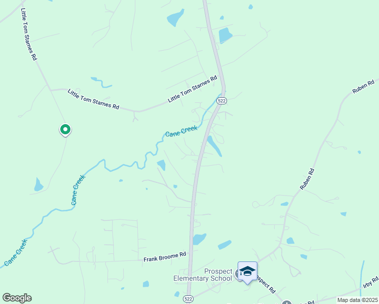 map of restaurants, bars, coffee shops, grocery stores, and more near 5606 South Rocky River Road in Monroe