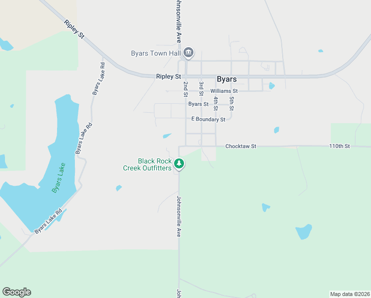 map of restaurants, bars, coffee shops, grocery stores, and more near 45044 110th Street in Byars