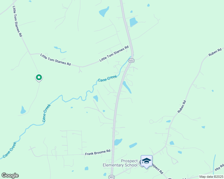map of restaurants, bars, coffee shops, grocery stores, and more near 5606 South Rocky River Road in Monroe