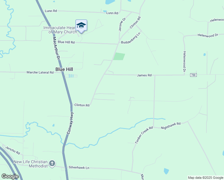 map of restaurants, bars, coffee shops, grocery stores, and more near 12714 Clinton Road in North Little Rock