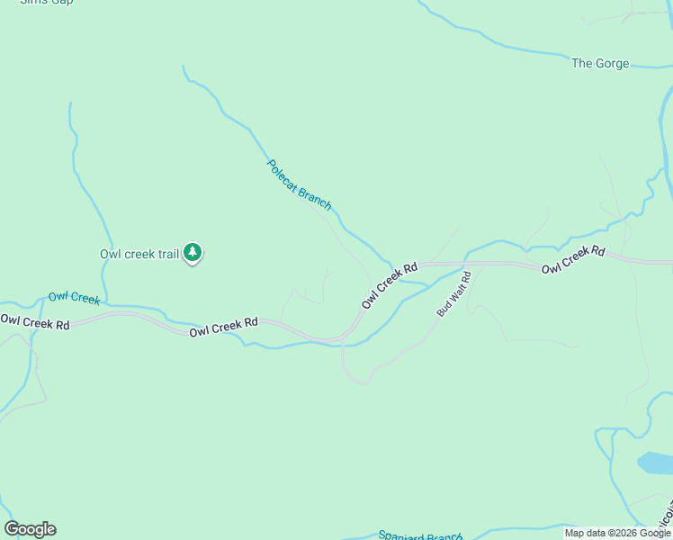 map of restaurants, bars, coffee shops, grocery stores, and more near 1236 Spaniard Point Road in Hiawassee