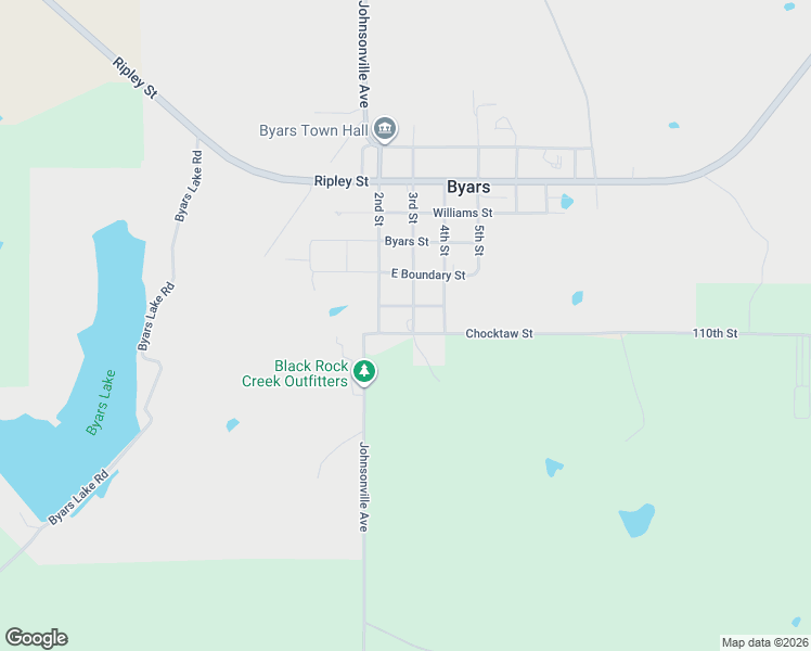 map of restaurants, bars, coffee shops, grocery stores, and more near 45044 110th Street in Byars