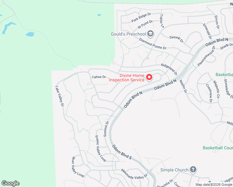 map of restaurants, bars, coffee shops, grocery stores, and more near 125 Beaver Creek Lane in Maumelle