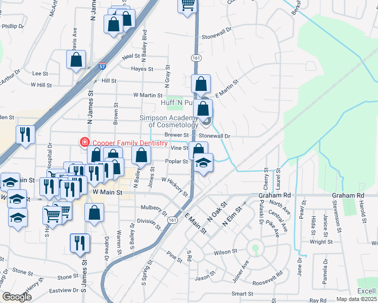 map of restaurants, bars, coffee shops, grocery stores, and more near in Jacksonville
