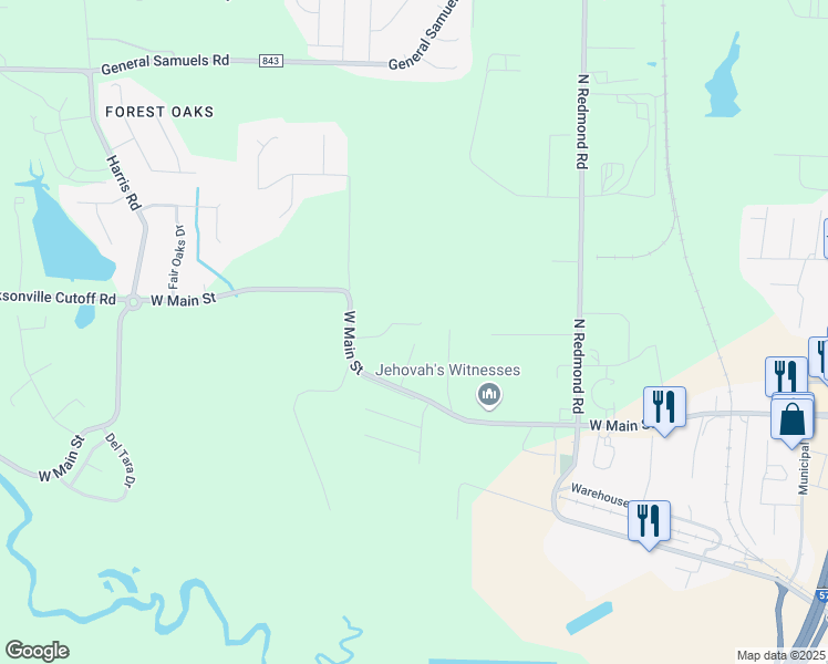 map of restaurants, bars, coffee shops, grocery stores, and more near 3505 Spring Valley Cove in Jacksonville