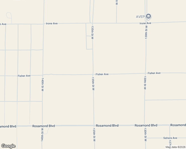 map of restaurants, bars, coffee shops, grocery stores, and more near 135th Street West in Rosamond