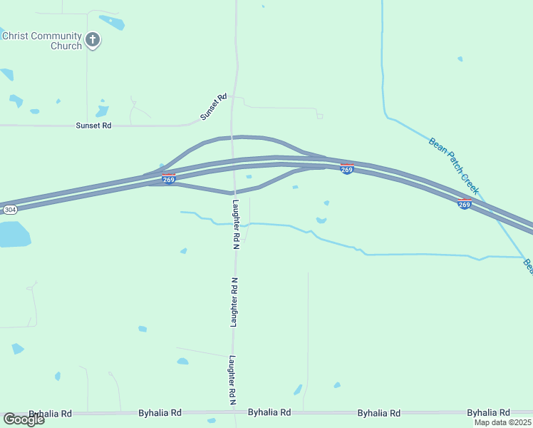 map of restaurants, bars, coffee shops, grocery stores, and more near 686 Laughter Road in Hernando