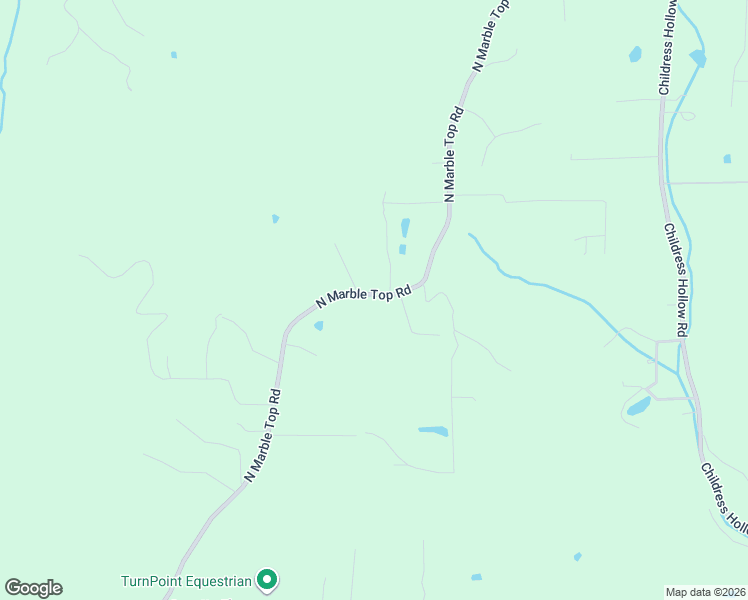 map of restaurants, bars, coffee shops, grocery stores, and more near 2399 North Marble Top Road in Chickamauga