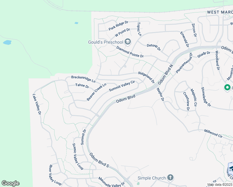 map of restaurants, bars, coffee shops, grocery stores, and more near 126 Summit Valley Circle in Maumelle