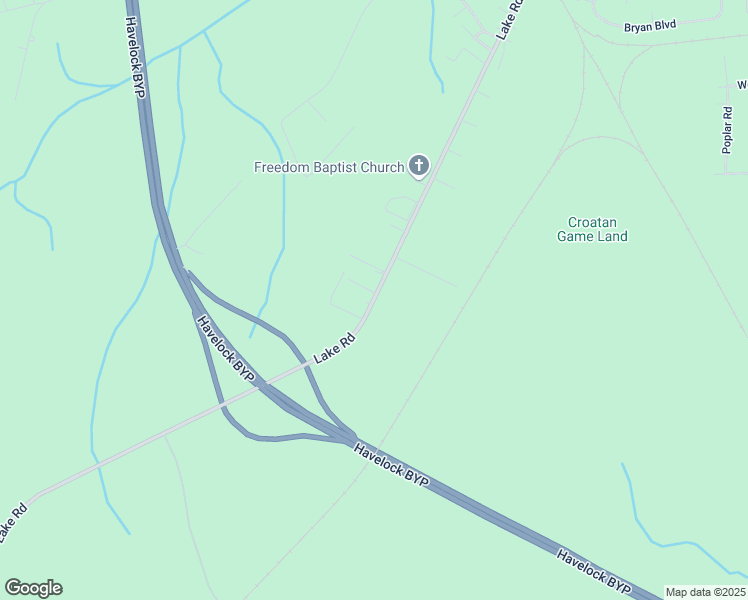 map of restaurants, bars, coffee shops, grocery stores, and more near Lake Road in Havelock
