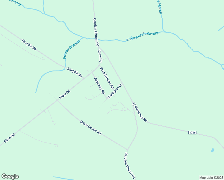 map of restaurants, bars, coffee shops, grocery stores, and more near 245 Birdsway Road in Lumber Bridge