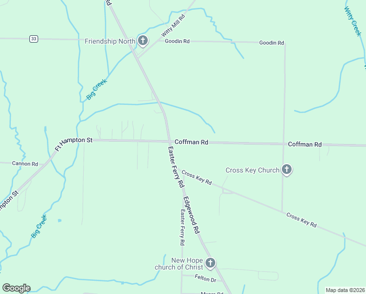 map of restaurants, bars, coffee shops, grocery stores, and more near 21430 Easter Ferry Road in Elkmont