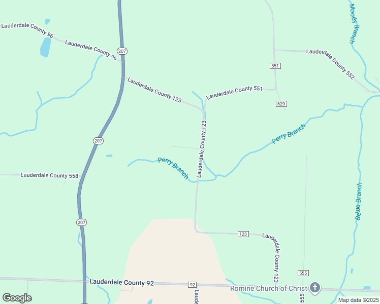 map of restaurants, bars, coffee shops, grocery stores, and more near 900-998 Lauderdale County 123 in Rogersville