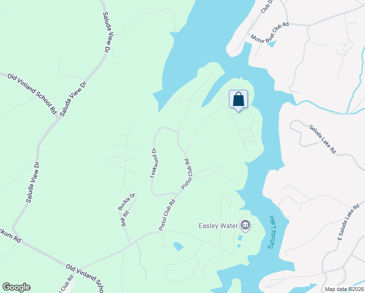 map of restaurants, bars, coffee shops, grocery stores, and more near 340 Teakwood Drive in Easley
