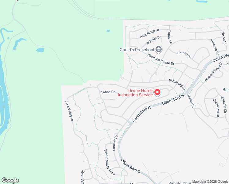 map of restaurants, bars, coffee shops, grocery stores, and more near Tahoe Drive in Maumelle