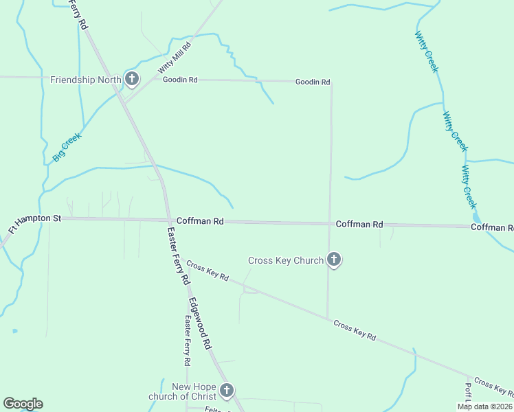 map of restaurants, bars, coffee shops, grocery stores, and more near 17235 Coffman Road in Elkmont