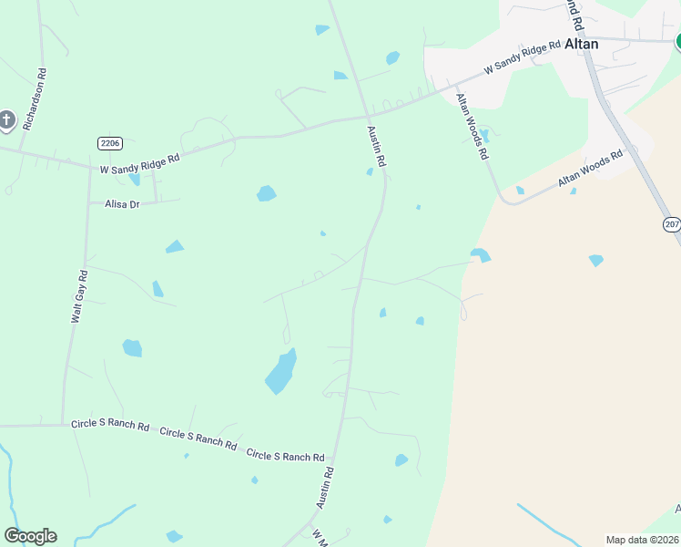 map of restaurants, bars, coffee shops, grocery stores, and more near 5112 Austin Road in Monroe