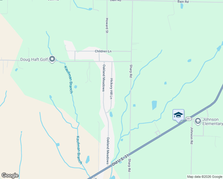 map of restaurants, bars, coffee shops, grocery stores, and more near 21773 Hickory Hill Lane in Athens