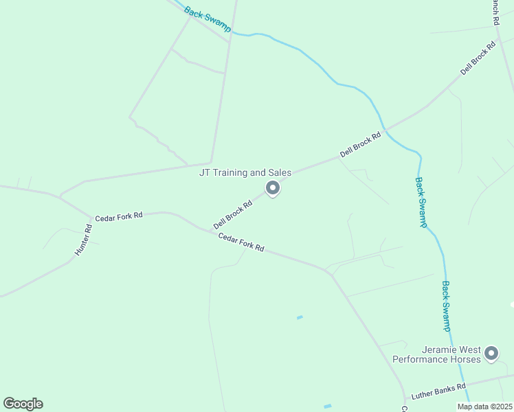 map of restaurants, bars, coffee shops, grocery stores, and more near 321 Dell Brock Road in Beulaville