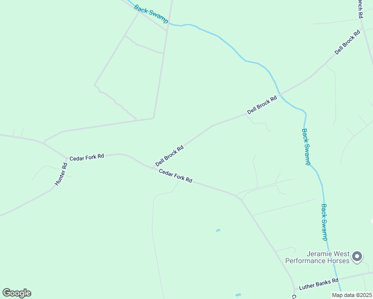 map of restaurants, bars, coffee shops, grocery stores, and more near 321 Dell Brock Road in Beulaville