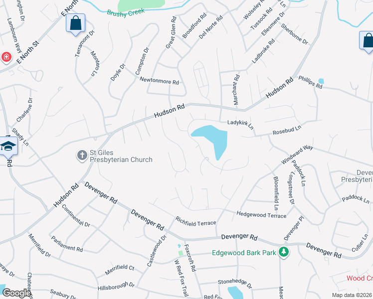 map of restaurants, bars, coffee shops, grocery stores, and more near 3 Warriston Court in Greer