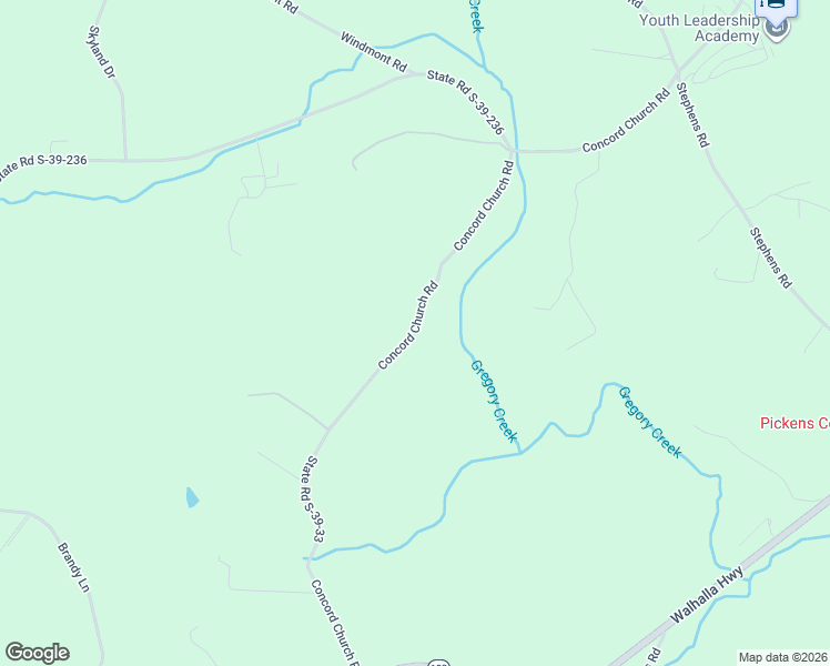 map of restaurants, bars, coffee shops, grocery stores, and more near 362 Concord Church Road in Pickens