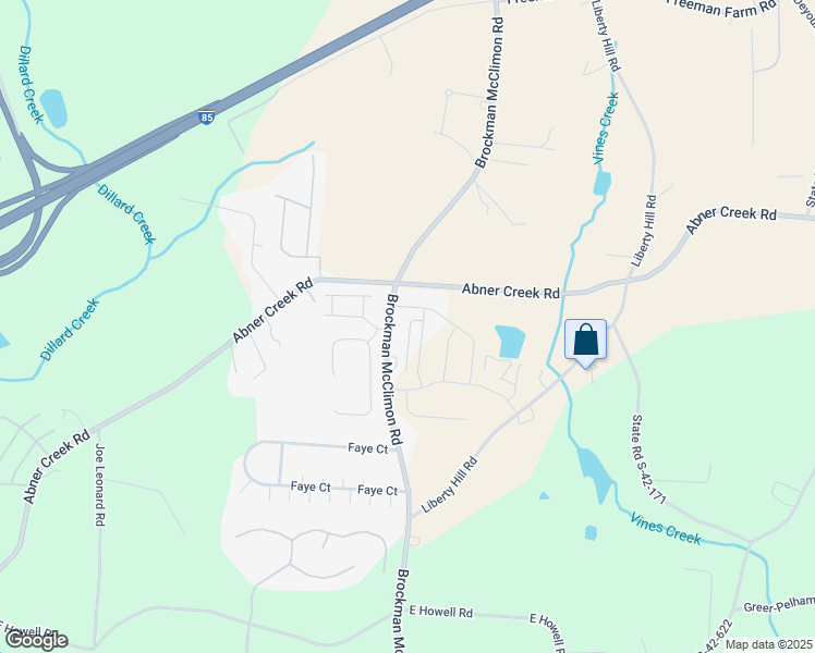 map of restaurants, bars, coffee shops, grocery stores, and more near 813 Brockman McClimon Road in Greer