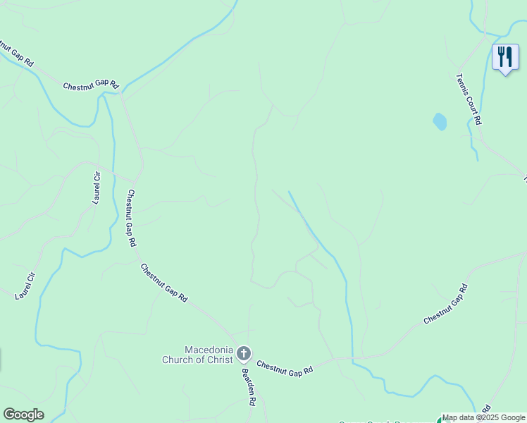 map of restaurants, bars, coffee shops, grocery stores, and more near 620 Price Road in Blue Ridge