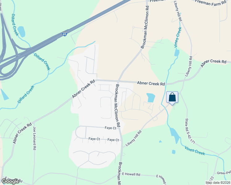 map of restaurants, bars, coffee shops, grocery stores, and more near 817 Brockman McClimon Road in Greer