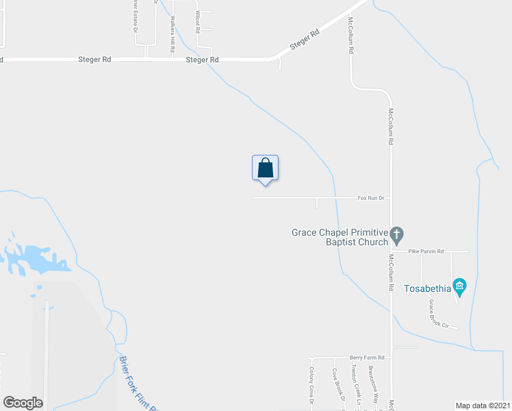 map of restaurants, bars, coffee shops, grocery stores, and more near 150 Fox Run Drive in Meridianville