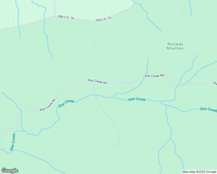 map of restaurants, bars, coffee shops, grocery stores, and more near 2252 Star Creek Road in Morganton