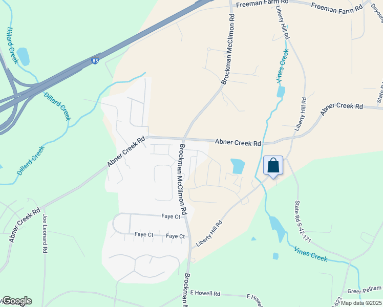 map of restaurants, bars, coffee shops, grocery stores, and more near 813 Brockman McClimon Road in Greer
