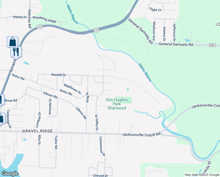 map of restaurants, bars, coffee shops, grocery stores, and more near 11 Valewood Cove in Jacksonville