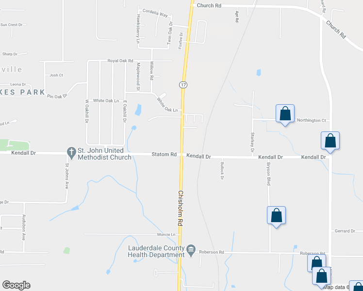 map of restaurants, bars, coffee shops, grocery stores, and more near 4415 Chisholm Road in Florence