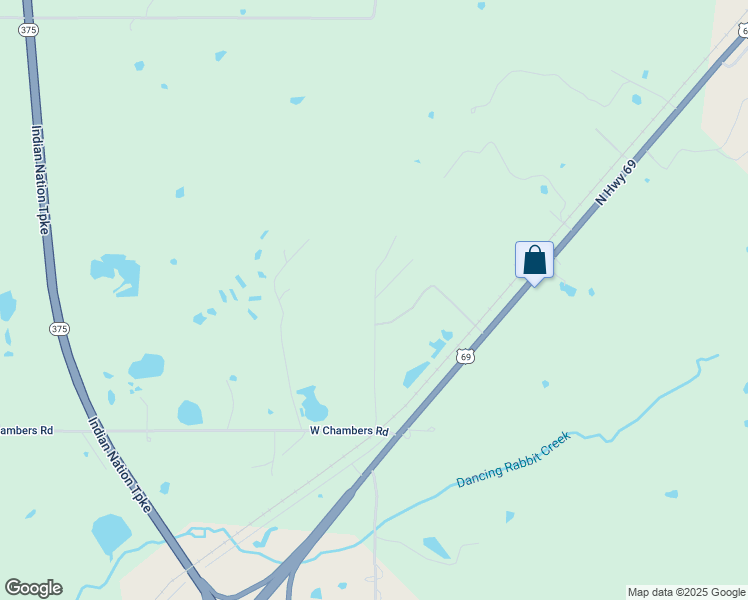 map of restaurants, bars, coffee shops, grocery stores, and more near 272 South Cable Road in McAlester