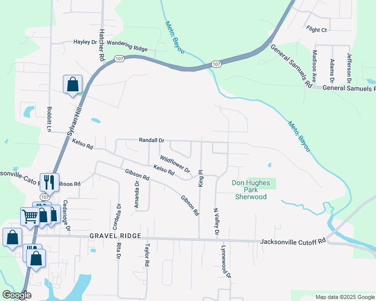 map of restaurants, bars, coffee shops, grocery stores, and more near 33 Greenhaven Place in Jacksonville
