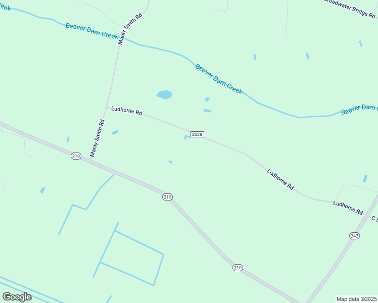 map of restaurants, bars, coffee shops, grocery stores, and more near 11668 Ludhorne Road in Roseboro