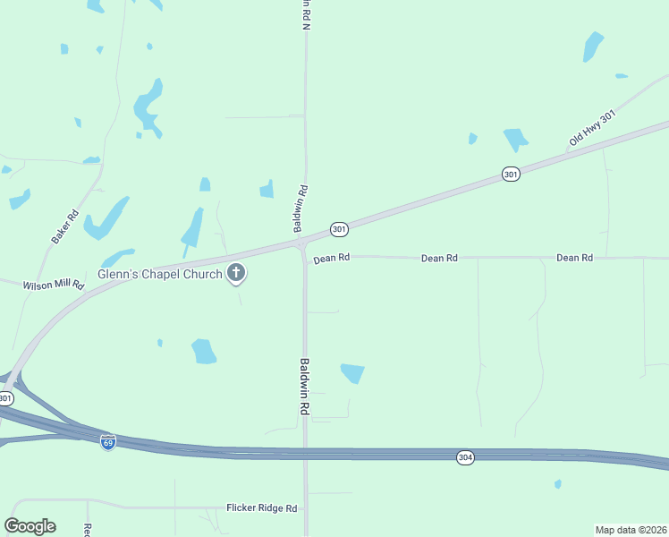 map of restaurants, bars, coffee shops, grocery stores, and more near 7979 Dean Road in Lake Cormorant