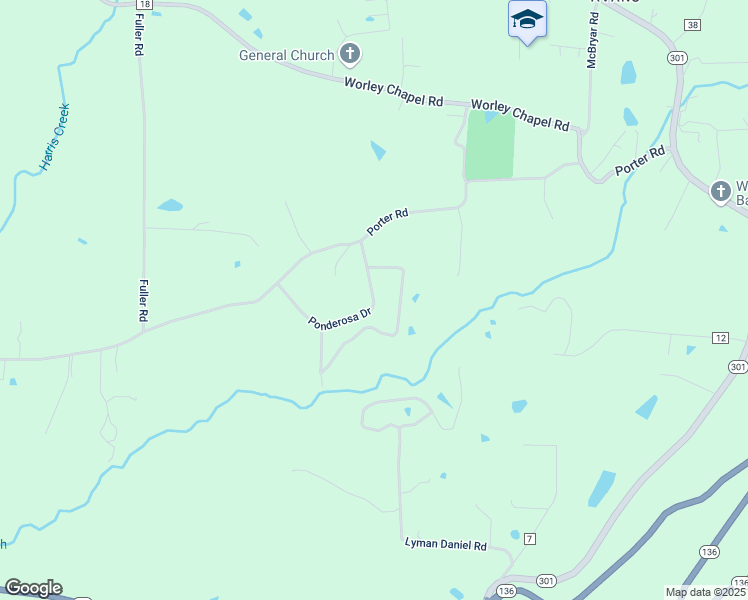 map of restaurants, bars, coffee shops, grocery stores, and more near 159 Ponderosa Drive in Trenton